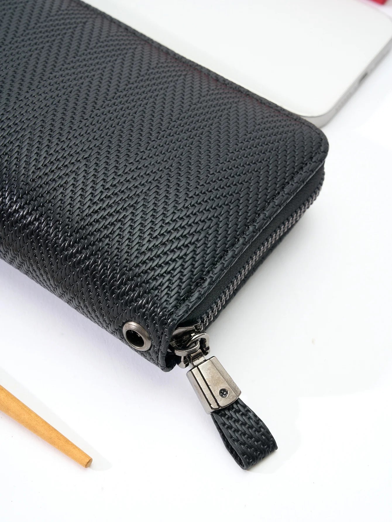 Fashion Retro Simple Long Wallet Business Office Commute Large Capacity Multi-Card Slot Portable Long Zipper Wallet Phone Wallet