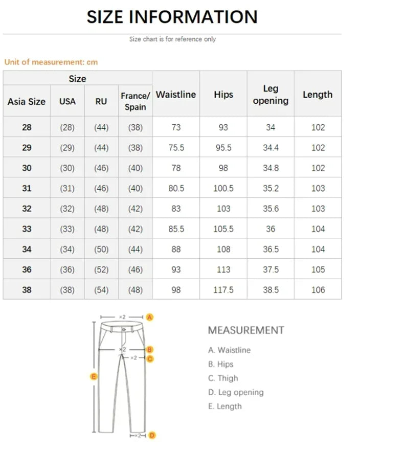 98% Cotton 4 Colors Stretchy Jeans Men's Mid-waist Straight Pencil Denim Trousers Brand Clothing Personality Fashion Male Pants