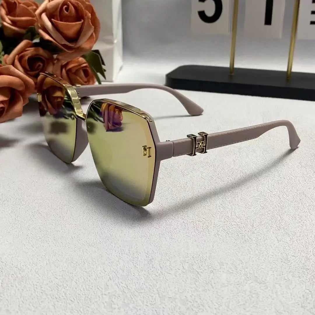 2025 New Sunglasses Women Colorful Polarized Anti-ultraviolet Sun Glasses Ladies Square Luxury Eyewears Oculos De Sol UV400