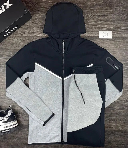 2025 men's new jogging suit, sweater, hoodie, jacket, sweatpants, 2-piece suit, men's fashion casual autumn and winter jacket.