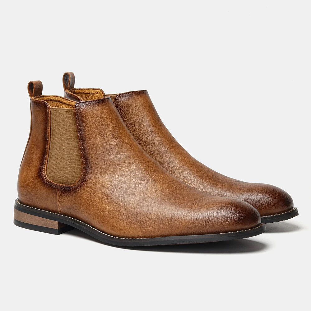 Size 7~13 Men Chelsea Boots  Ankle Boots soft leather Men Boots