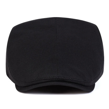 Unisex Solid Color Newsboy Caps British Painters Hats Autumn and Winter Berets Flat Peaked Cap Hip Hop Berets