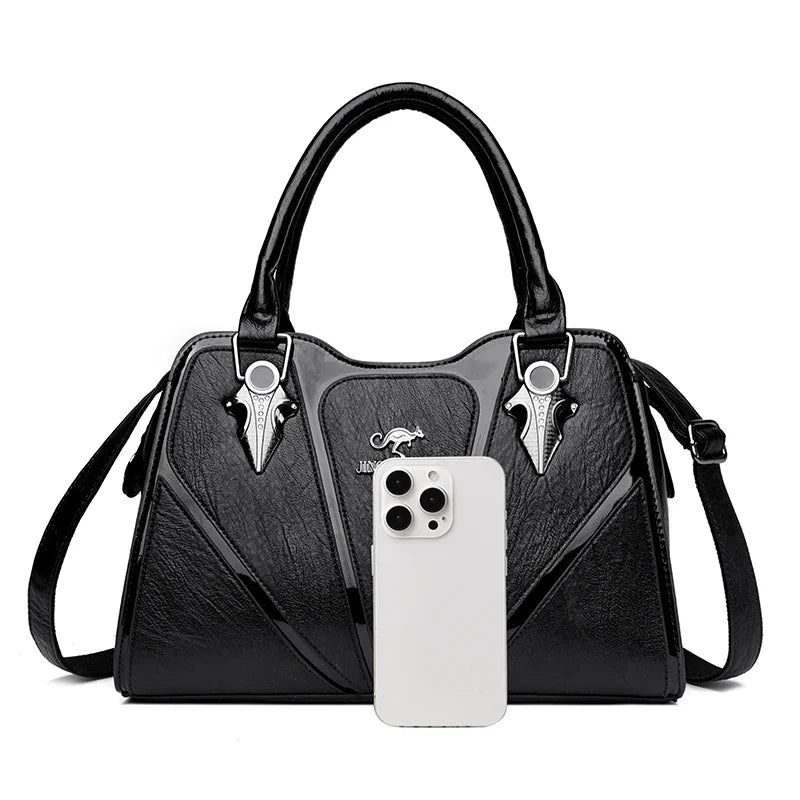Women Bags Luxury Handbags Fashion Totes Ladies Shoulder Bags High Quality PU Leather Casual Totes Top Handle Shoulder Messenger