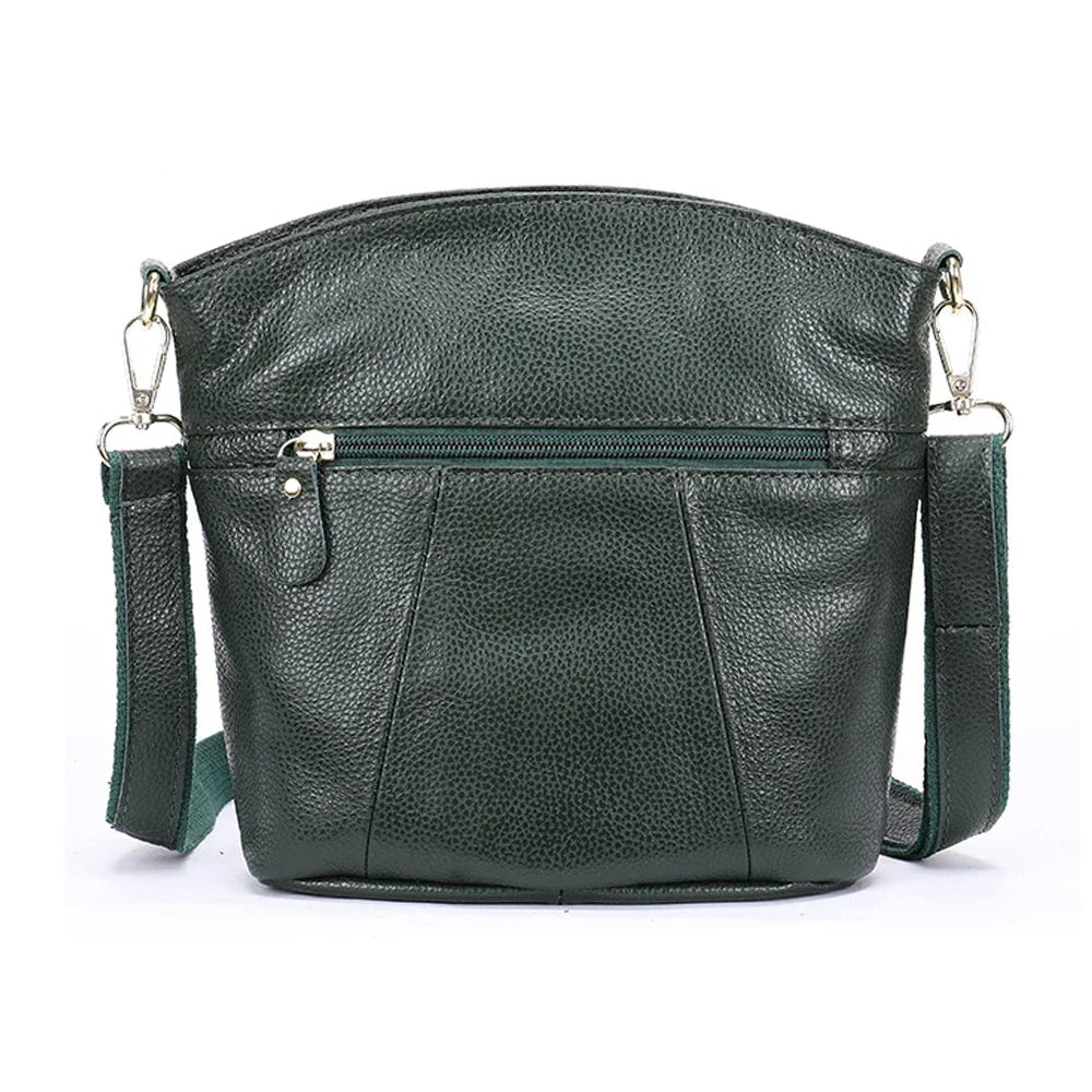 Genuine Leather Women Messenger Bags Cow Leather Crossbody Shoulder Bag Small Female Handbags Capacity Phone Bag for Girls