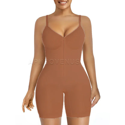 Fajas Colombianas Women Tummy Control Bodysuit Shapewear High Waisted Butt Lift Tights with Adjustable Straps & Breathable Mesh