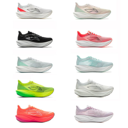 Li-Ning Women's FEIDIAN 5 CHALLENGER Racing Running Shoes CARBON-FIBER PLATE BOOM Cushion Sport Shoes Breathable Sneaker ARMV002