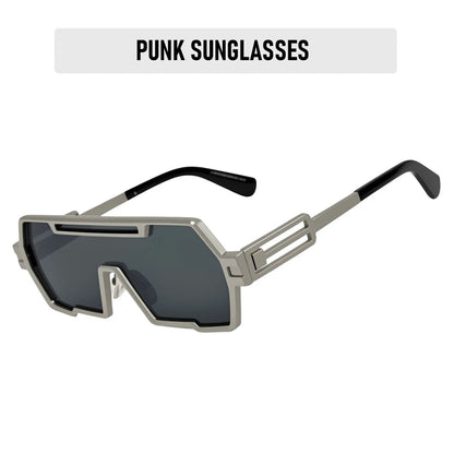 Square Steampunk Sunglasses Women 2026 One Pieces UV400 Protection Sunglass Men Brand Design Fashion Glasses Gafas De Sol Hombre