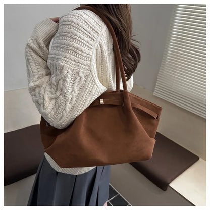 Autumn Women Leisure Shoulder Bag Comfortable and Versatile Texture Crossbody Tote Handle Bag Fashion Luxury Simple Storage Bag