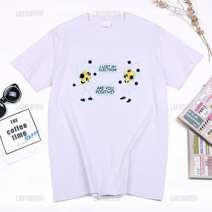 I Lost An Electron Tom Holland Same Style Graphics T Shirt Men Women High Quality Cotton T-shirts Fashion Streetwear Ropa Hombre