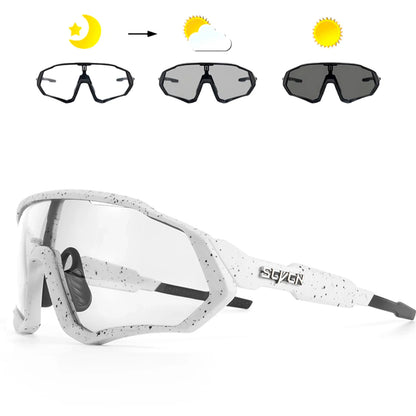 New Style Sunglasses Photochromic Sport Cycling Glasses Bicycle Eyewear Mountain Bike Cycl Goggles UV400 MTB Road for Men