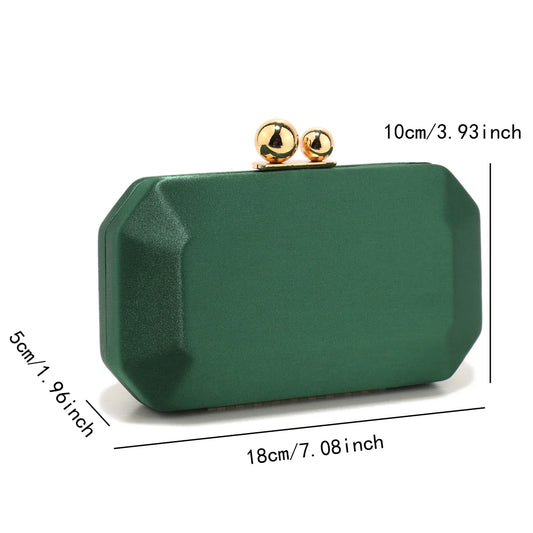 Golden Design Satin Luxury Women Evening Bags Small Flap Fashion Metal Elegant Glitter Clutch Bags For Wedding Partry Prom Dress