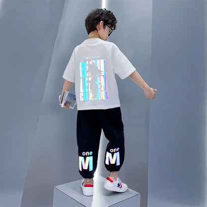 Printing Boys Wear Kid Costume Home Clothing Men's Children's Sets 8 To 10 Year Old Boy Clothes Kids Casual Summer Suit Baby Set