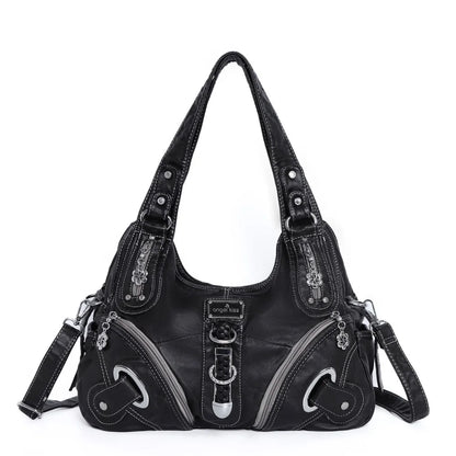 Vintage Women Handbags Shoulder Bag Top-handle Handbag Fashion Vintage Dumpling Pack Shoulder Bag Tote Bag Hobos Large Purse