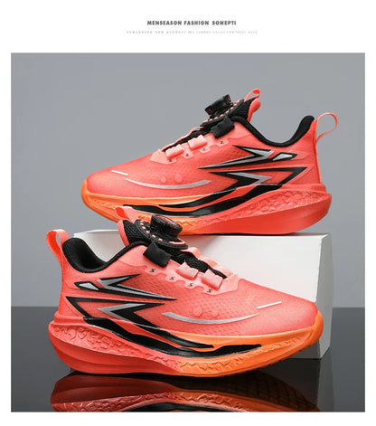 Children's Basketball Shoes Kids Sneakers Non-slip Boys Girls Basketball Boots Outdoor Ultralight Running Trainers Mesh Sneakers