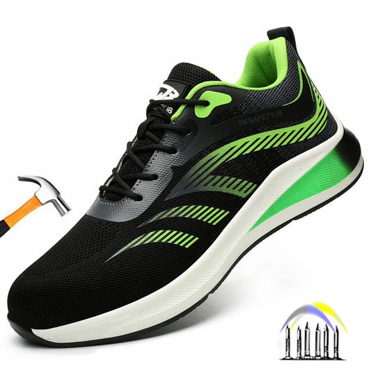 iron toe safety shoes for men women good quality work shoes with protection puncture proof working sneakers with metal toe boots