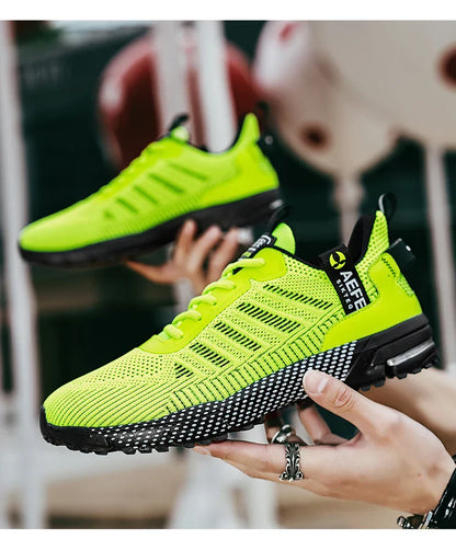 New Men Running Shoes Breathable Outdoor Sports Shoes Lightweight Sneakers for Men Comfortable Athletic Training Footwear