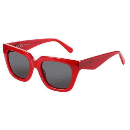 Polarized Sunglasses Women Trendy: Square Designer Sun Glasses - Retro Shades for Vacation with UV400 Protection