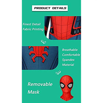 Super Hero Cos Anime Carol Danvers Cosplay Jumpsuit Spider Cosplay Costume Avengers Halloween For Kids Boys Women Party Hero Cos