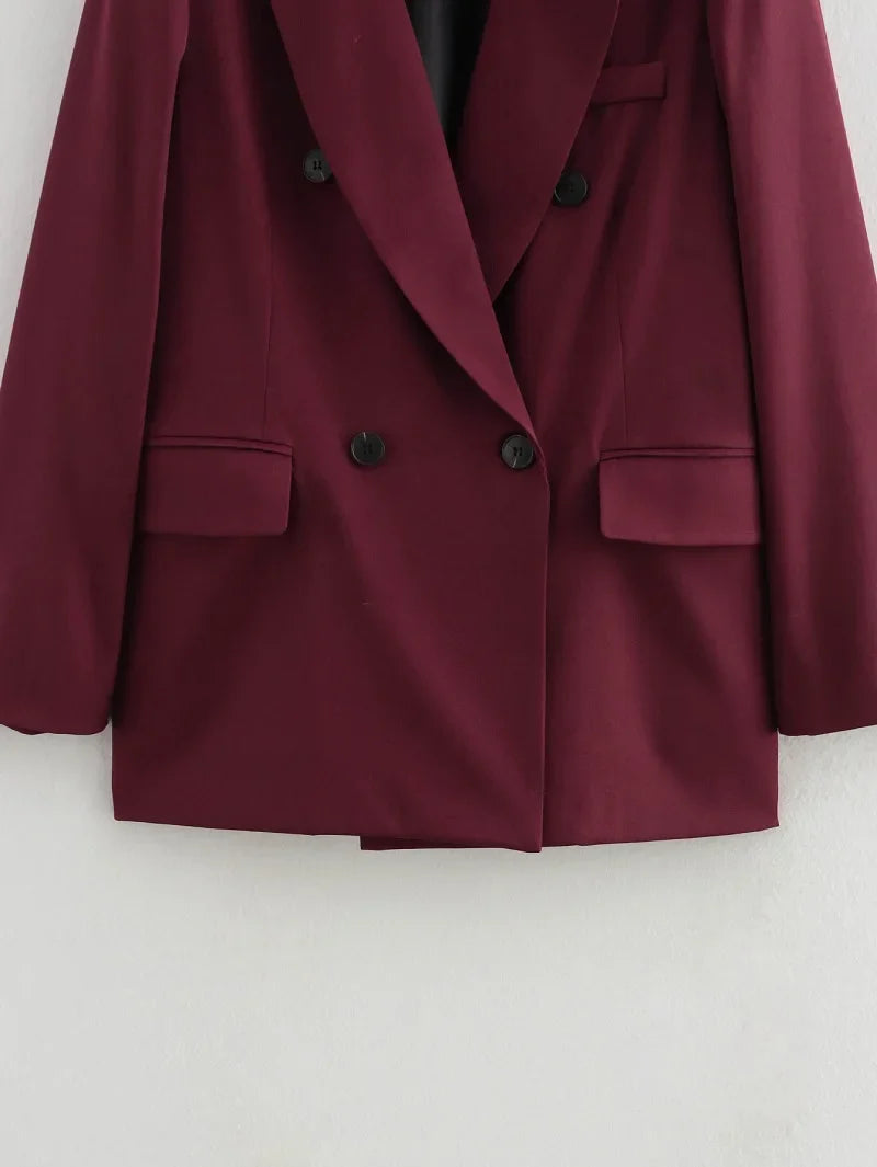 2025 Straight Long Blazers for Women Winter Outerwears Women's Blazer Jackets Streetwear Coat Long Sleeve Blazer Woman