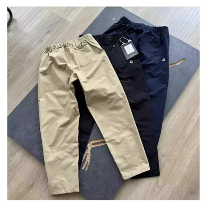 Men's Hiking Pants Waterproof Windproof American Workwear Light Weight Cargo Pants Men Loose Outdoor Trekking Trousers Male