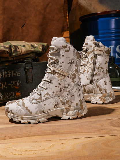 New Men Tactical Boot Combat Anti-Slip Brand Unisex Breathable Special Force Size Plus Army Boots Male Military Motorcycle Shoe