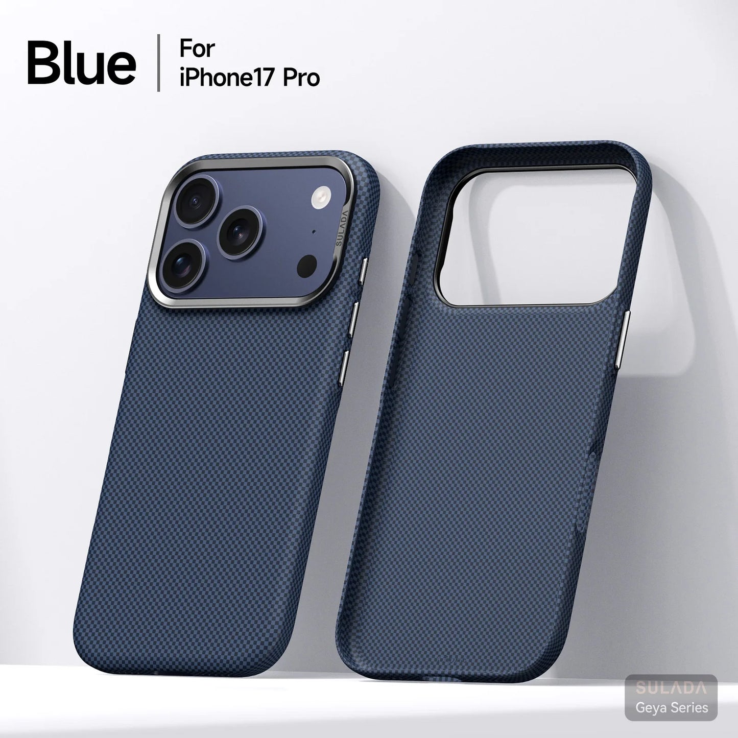 Kevlar Pattern Texture Wireless Charging Case For IPhone 18 Pro Max 17 16 360° Rotate Bracket Bare-metal Feel Drop-Proof Cover