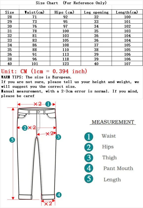 Winter Classic Business Men's Fleece Warm Jeans Straight Stretch Casual Thicken Denim Trousers Washed Fashion Velvet Male Pants
