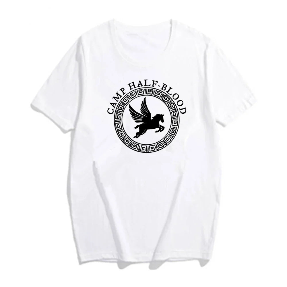 Unisex Camp Half Blood T Shirt Fall Training Camp Game Shirt Aesthetic Percy Jackson Shirts Halloween Magical Gift Harajuku Top