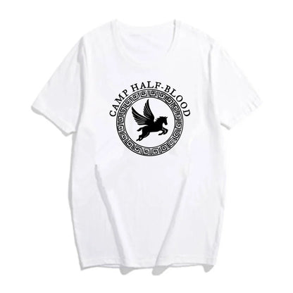 Unisex Camp Half Blood T Shirt Fall Training Camp Game Shirt Aesthetic Percy Jackson Shirts Halloween Magical Gift Harajuku Top