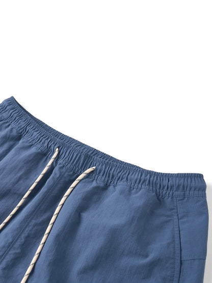 Quick Dry Nylon Shorts Loose Fit 130gsm Lightweight Summer Men's Essential Daily Wear Breathable Beach Shorts For Men