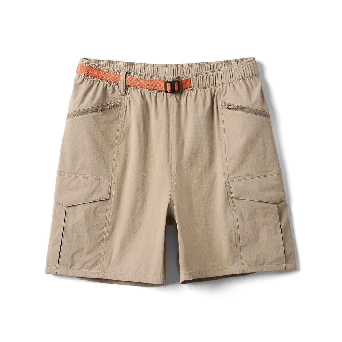 2026 Summer New Oversize 145gsm Elastic Quick Dry Fabric Shorts Men Elastic Wait Cargo Outdoor Shorts