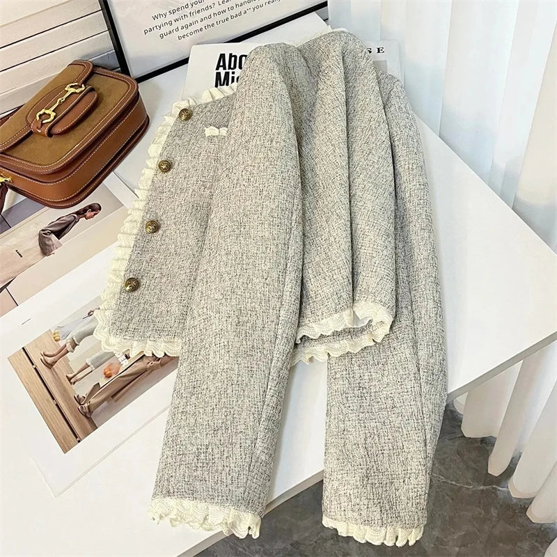 Women's Suit Coat 2025 Spring Autumn Temperament Fashion Ladies Blazer Jacket High Quality Be All-match Lady Loose Outerwear