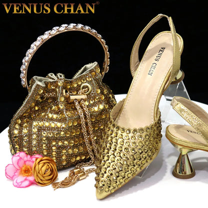 2024 New INS Pointed Shoes And The Same Style Envelope Bag Two Ways To Wear Fashion Shoes And Shoulder Bags