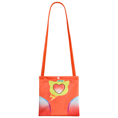 Children's SuperKitties Dresses Super Kitties Cosplay Costume Girls Flying Sleeves A-Line Dress Bag Mask Carnival Birthday Gift