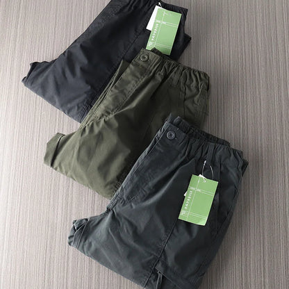 Quick-drying Hiking Pants 2026 Spring Summer Mountain Camp Outdoor Casual Cargo Pants Mens Waterproof Loose Breathable Trousers
