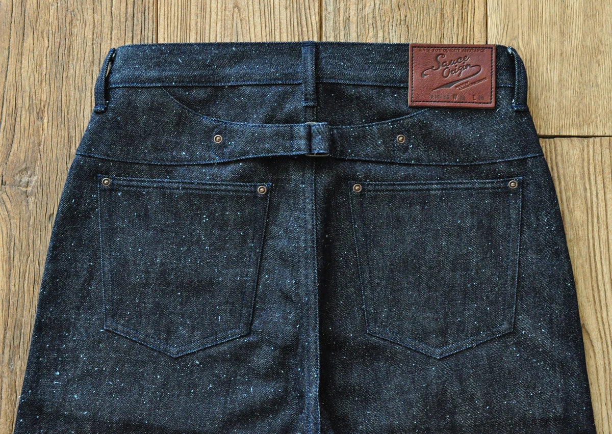Men Jeans Sanforized Selvedge Raw Denim Denim Jeans for Men Linum Silver Button Cotton Wide Leg Loos Fit