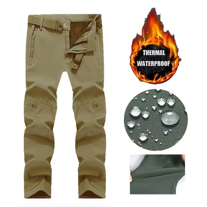 Men's Tactical Military Winter Autumn Fleece Waterproof Jackets Sports Hiking Camping Climbing Outdoor Hood Coat Hunting Combat