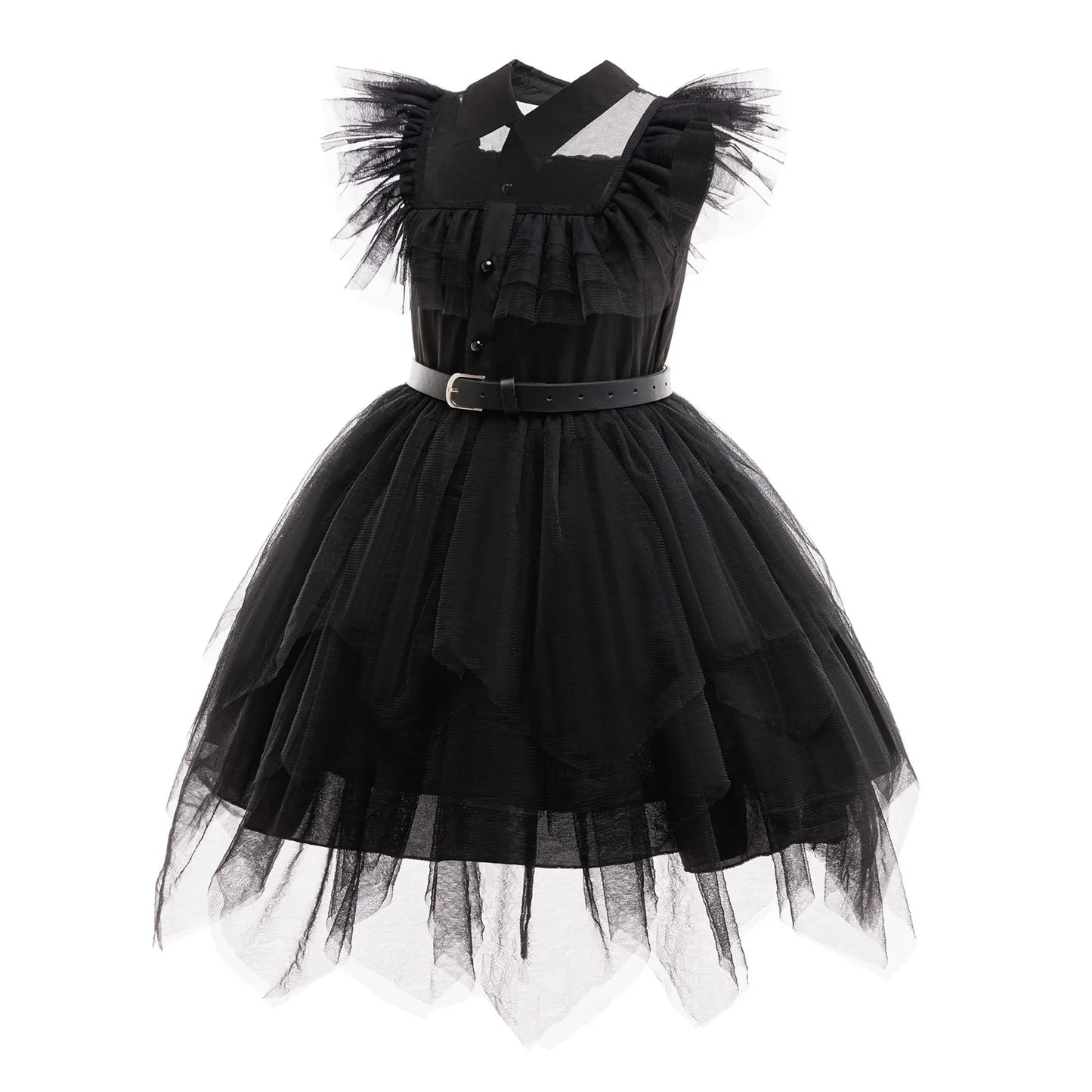 Family Costume with Belt Halloween Role Play Gothic Cosplay Apparel The Day Begin with W Birthday Party Ball Gown Dresses
