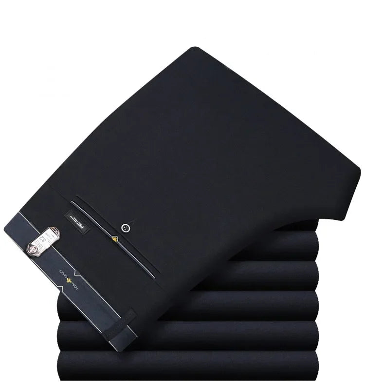 Men's Suit Pants High Quality Summer Men Dress Pants Straight Business Mens Formal Pants Big Size Classical Trousers