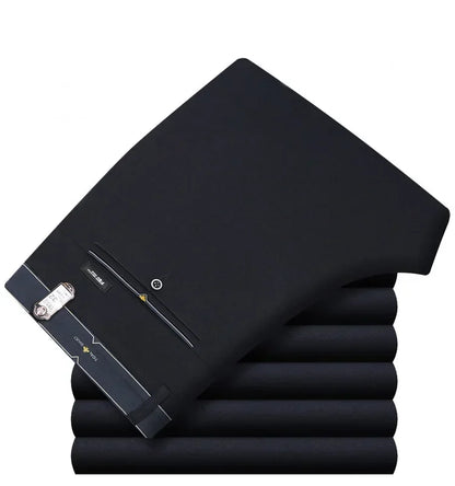 Men's Suit Pants High Quality Summer Men Dress Pants Straight Business Mens Formal Pants Big Size Classical Trousers