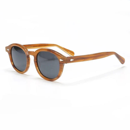 Polarized Sunglasses Men Women UV400 Acetate Frame Johnny Depp Lemtosh Style Sun Glasses Brand Retro For Male Eyeglasses
