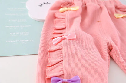 New Spring Autumn Baby Clothes Children Girls Cute Hoodies Pants 2Pcs/Sets Toddler Casual Costume Infant Outfits Kids Tracksuits