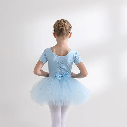 Children's Dance Costume Girl Dress Tutu Outfit Vestido Girls Clothes Ballet Leotard Robe Fille Summer Ballet Skirt Baby Dresses