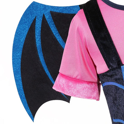 Vampirina Cosplay Dress Girl Kids Princess Clothes Charms Dress Up Christmas Halloween Costume Children Carnival Party