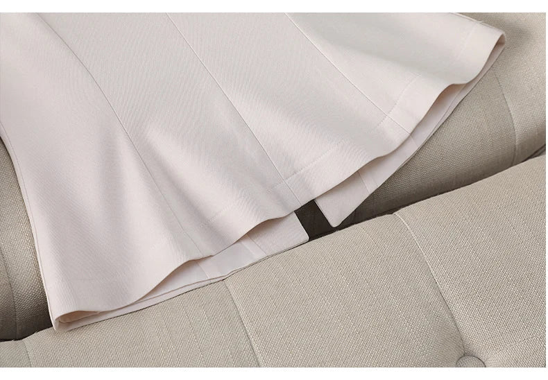 Women's Slim Fit Blazer Spring Summer Fashion Solid Color Single Button Jacket Office Lady Coat Top New Arrival 2025