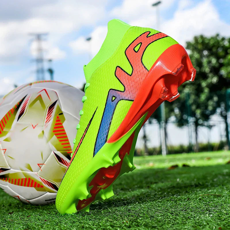 New Men Football Boots Grass Cleats High-top Non-Slip Soccer Shoes Futsal Sneakers High-quality Match Indoor Hot-selling Outdoor