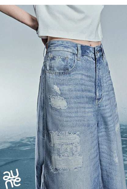 Women Denim Jean 2025 Spring New Long Pants 8518053