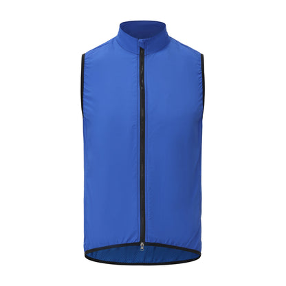 New Men's Cycling Vest Windproof Waterproof Cycling Coat Sleeveless Bicycle Bike Vest Cycling Clothing Ultra-light and