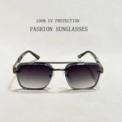 New Sunglasses For Men Luxury Fashion Glasses Sunscreen  Square Sunglasses Women Trendy Vintage Gafas De Sol Hombre Zonnebril Su