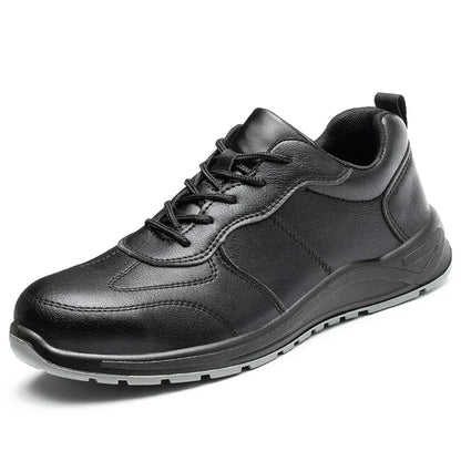 6KV Insulation Safety Work Shoes For Men And Women Waterproof Black Leather Shoes Non-slip Kitchen Shoes Indestructible Boots